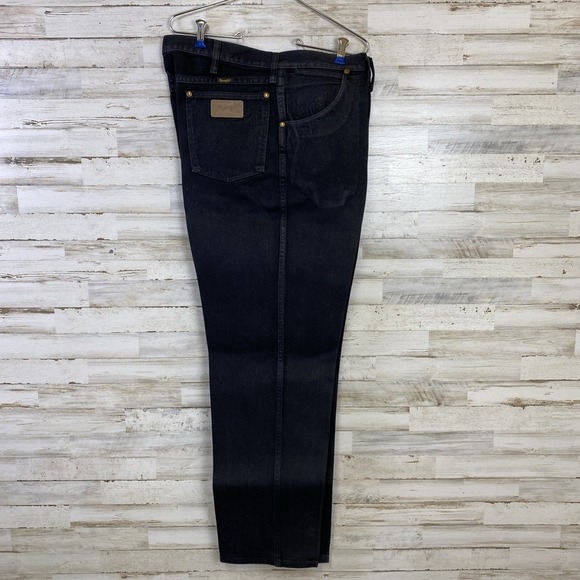 Wrangler Other - VTG Wrangler Jeans Men 38x32 Black Denim Bootcut Rodeo Western Cowboy